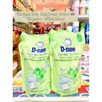 ComBo 3 Túi Nước xúc bình sữa Dnee, Nước rửa bình sữa Dnee dạng túi 550ml hàng thái . ..