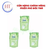 Combo 3 túi rửa bình sữa Dnee 400ml