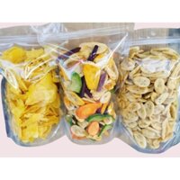 COMBO 3 TÚI THẬP CẨM SẤY NGUYÊN MIẾNG, CHUỐI SẤY GIÒN NGUYÊN MIẾNG, KHOAI LANG SẤY MẬT ONG NGUYÊN MIẾNG