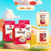 Combo 3 Túi Yến Mạch Oatmeal Vị Sữa 206g, Bánh Yến Mạch, Bánh Kẹo Richy