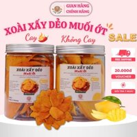 Combo 3 túi zip 500g xoài sấy dẻo - vị muối ớt cay nhẹ hoa quả sấy khô Ăn vặt Leo Food