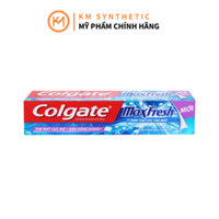 COMBO 3 TUÝP KEM ĐÁNH RĂNG COLGATE MAXFRESH 230G XANH DƯƠNG, HƯƠNG BẠC HÀ TINH THỂ - KM SYNTHETIC
