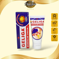 [COMBO 3 TUÝP] Kem Xoa Bóp Nóng Geliga Krim Otot 60gram Indonesia