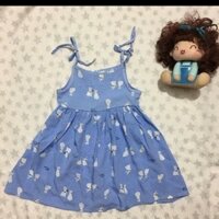 Combo 3 váy lanh lụa cho bé chỉ 120k