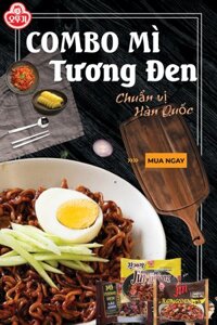 Combo 3 vị Mì Tương Đen Ottogi 135g x3