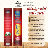Combo 3 Vỉ Nhang Trầm Sen Quốc Hương, An Toàn Sức Khỏe,Chiêu Tài Lộc,Lưu Hương Lâu - Vỉ 50 Cây 38cm
