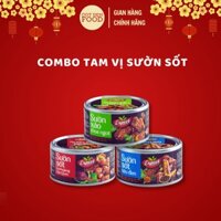 Combo 3 Vị Sườn Sốt Expect 170g (Sườn Xào Chua Ngọt/ Sườn Sốt Gochujang/ Sườn Sốt tiêu đen)