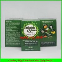 Combo 3 Viên Nang (Rau) Chùm Ngây Moris (120 viên)