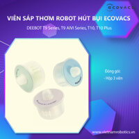 Combo 3 viên sáp thơm dành Robot hút bụi Ecovacs Deebot T9 Series, T9 AIVI Series, T10, T10 Plus - Bản quốc tế - Hàng chính hãng - Cucumber&amp;ampOak