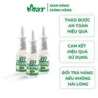 Combo 3 Xịt Mũi 3T Xoang hỗ trợ điều trị Viêm Xoang, Viêm Mũi Dị Ứng, Tắc Nghẹt Mũi, Sổ Mũi, Đau Nhức Đầu Do Xoang