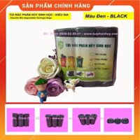 COMBO 30 CUỘN TÚI ĐỰNG RÁC PHÂN HỦY SINH HỌC - MÀU ĐEN - SIZE TRUNG 55 * 65 CM - KIỀU GIA