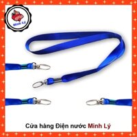 Combo 30 Dây Đeo Bảng Tên Lụa Móc Xoay Cao Cấp Cho Thẻ Sinh Viên, Nhân Viên, Học Sinh Sỉ