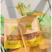 combo 30 gói khô gà lá chanh 100g túi zip