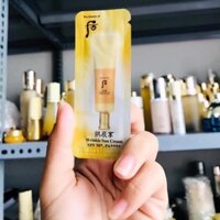 Combo 30 gói Sample Kem chống nắng Whoo Wrinkle Sun Cream SPF50+/PA+++ 1ml
