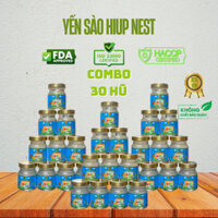 Combo 30 hủ yến sào chưng sẵn Hiup Nest với 35% yến tươi đến từ Khánh Hòa