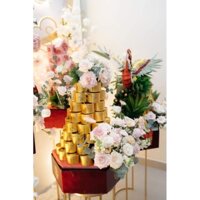 Combo 30 lon đựng trà, keo trang trí mâm quả ( tráp)