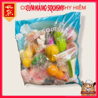 Combo 30 Squishy nhiều cỡ to siêu hiếm hoi vỏ hộp S154 trút giận giải trí