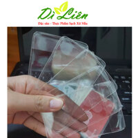 Combo 300 bọc căn cước công dân có nắp đậy, túi đựng cccd, bao đựng thẻ căn cước, atm trong suốt