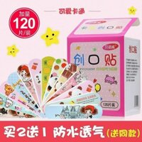 COmbo 300 miếng băng gạc cá nhân cute ( 3 hộp mỗi hộp 100 miếng)