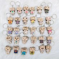 Combo 300 móc khóa cung hoàng đạo, danbo màu, máy ảnh