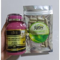 Combo 30v Giảm Cân Cấp Tốc tặng 30v detox - Giảm cân linh chi Hàn Quốc (Mẫu Mới)