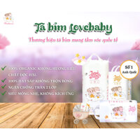 (Combo 3,4 bịch) Tã/Bỉm Dán/Quần Love baby Hữu Cơ Mã Vạch Anh Mỏng Mềm Mịn Chống Hăm