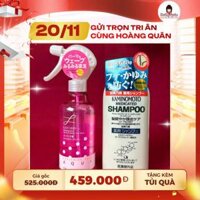 Combo 34 - Dầu Gội Kaminomoto + Xịt Tạo Kiểu Giữ Nếp Tóc Lucido-L