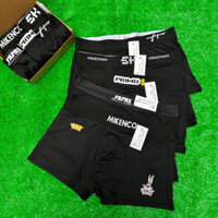 Combo 3,4,5 Quần Sịp đùi full màu đen nhiều mẫu , Quần sịp nam boxer thun lạnh co dãn kháng khuẩn - Hàng mới về