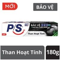 Combo 36 cây (1thùng) kem đánh răng P/S than hoạt tính bảo vệ 123 180g.