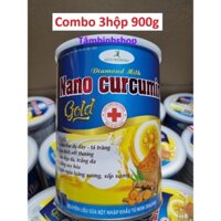 [Combo 3hộp 900g, HSD 2026] Sữa nghệ Nano Curcumin Gold.