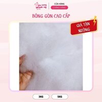 Combo 3k-5kg bông gòn cao cấp, bông trắng tinh khiết decor trang trí tầng mây, giáng sinh