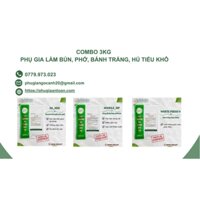 Combo 3kg phụ gia làm bún, phở, bánh tráng, hủ tiếu khô