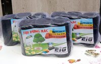 Combo 3kg Túi Đựng Rác Không Lõi EIG 3-EIG-B 4456 Size Nhỏ 44 x 56 cm - Đen