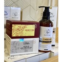 Combo 3sp làm trắng cấp tốc Gel ủ và Kem body cốt dẻo và Kem body cốt bạch