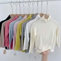 Combo 4 áo giữ nhiệt bé trai, bé gái MÀU NGẪU NHIÊN chất vải giữ nhiệt mềm mịn co giãn 4 chiều cho bé từ 6-30kg