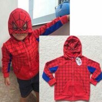 Combo 4 áo khoác spider man cho bé trai sz5-6-6-9