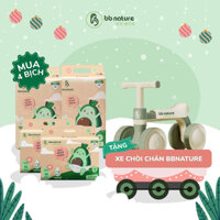 Combo 4 Bịch BB NATURE Tã Bỉm Newborn Bỉm Dán Bỉm Quần Sợi Hưu Cơ Bamboo Fibers Công Nghệ Thấm Hút Top Dry