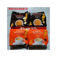 Combo 4 Bịch cafe sữa trần Quang: 2 bịch cafe ngon và 2 bịch cafe Goodmorning 3in1