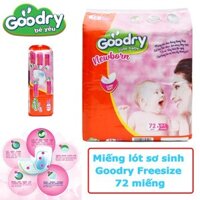 [Combo 4 Bịch] Miếng Lót Sơ Sinh Goodry 72 - 4 Bịch 288 Miếng