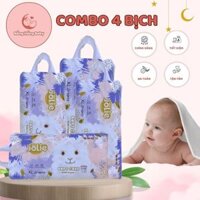 Combo 4 Bịch Tã Bỉm JOLIE 200 Miếng Giá tại Kho Siêu Mỏng, Siêu Thấm Hút M/L/XL/XXL