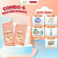 Combo 4 Bịch Tã Bỉm Momoji Extra Plus Mềm Mại, Siêu Mỏng, Siêu thấm hút NB64/S60/M56/L54/XL50/XXL48/XXXL44