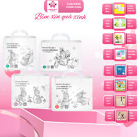 COMBO 4 Bịch Tã/bỉm dán MOMO RABBIT Hàn Quốc S36/M32/L30