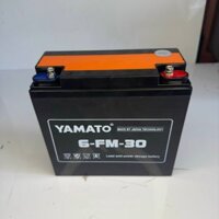 Combo 4 bình ắc quy xe đạp điện 12V 30Ah Yamato 6-DZF-30 (6-DZM-30 / YMT12-30) Combo 4 bình Công Nghệ Siêu nhân