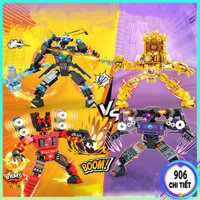 Combo 4 bộ đồ chơi lắp ráp Skibidi Toilet các nhân vật Titan Cameraman/ Soud Man/ Talon Man/ Clock Man 200+ CT