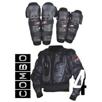 Combo 4: Bó gối + Áo giáp lưới Pro-biker