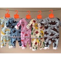 Combo 4 bộ nỉ lót bông bé trai/gái