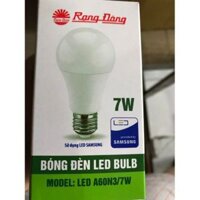 Combo 4 Bóng Đèn Led 7W Rạng Đông ánh sáng trắng