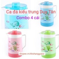 COMBO 4 CA ĐÁ KIỂU TRUNG DUY TÂN -KT 17*13*23CM