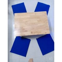 COMBO 4 CÁI nệm bệt màu LAM trà sữa , lót ghế tựa lưng êm ái mềm mại có kéo khóa tháo giặt bình thường....