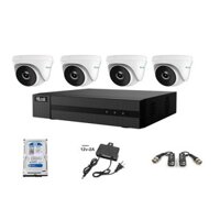 COMBO 4 CAMERA FULL HD HILOOK BY HIKVISION